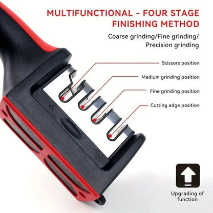 Premium 4 Stage Sharpener for Kitchen Knives