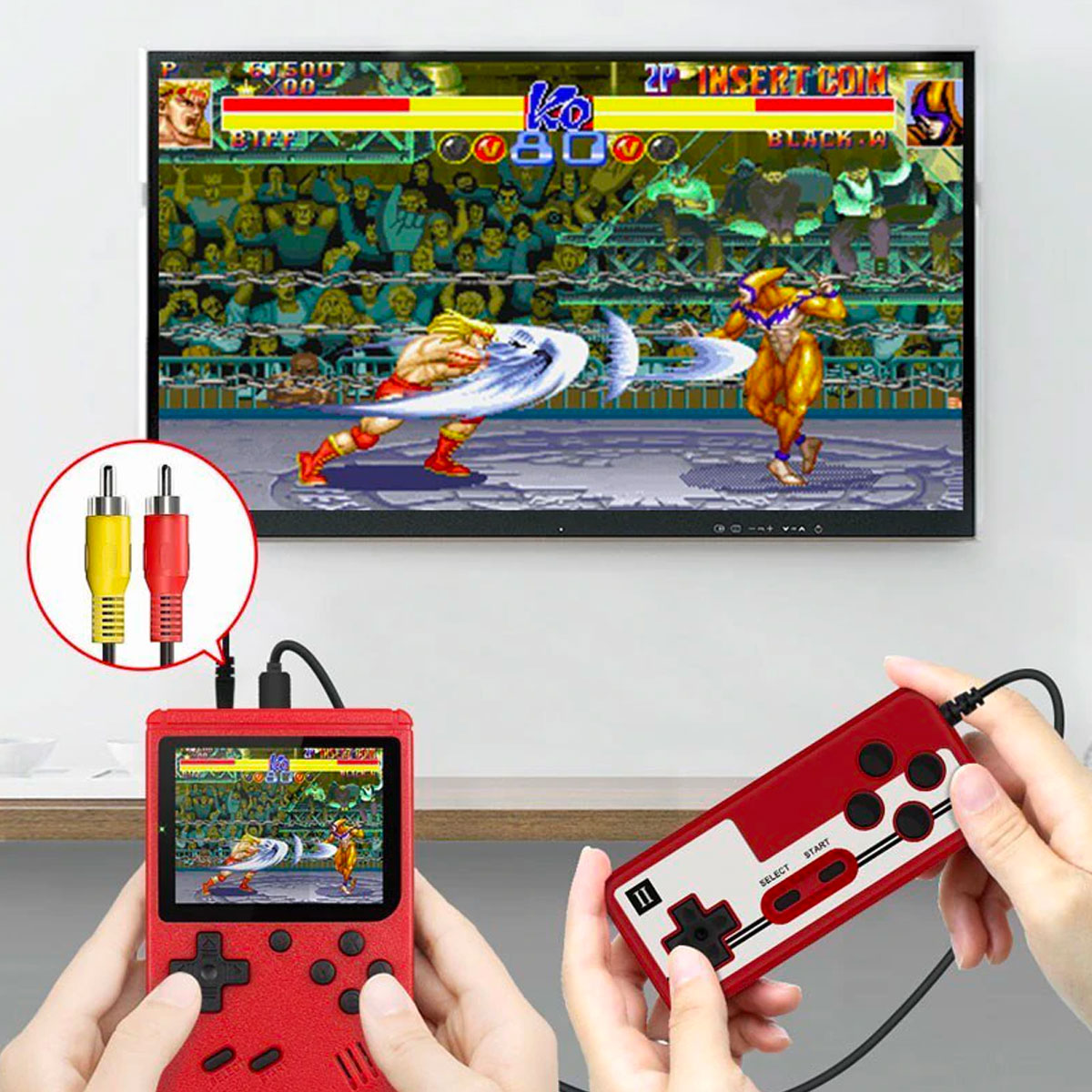 Retro Mini 400 Games Handheld Console with TV Output