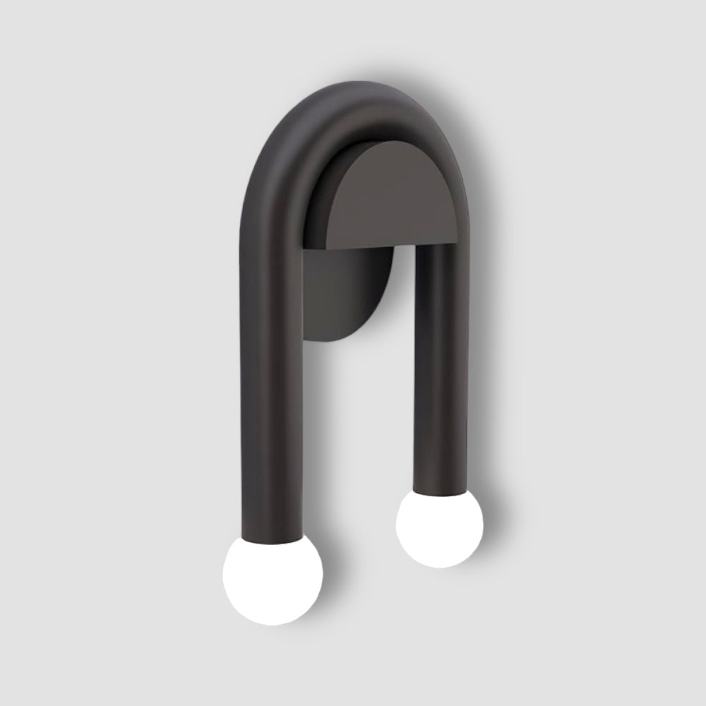 Contemporary Curved Wall Light for Living Rooms