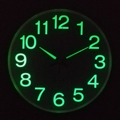 Quiet LED Wall Clock 12 Inch