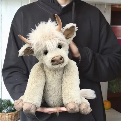Soft Highland Cow Stuffed Animal Toy