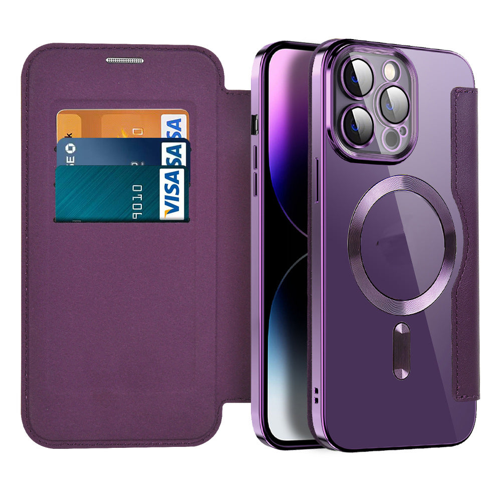 Magnetic Phone Case with Flip Cover Design