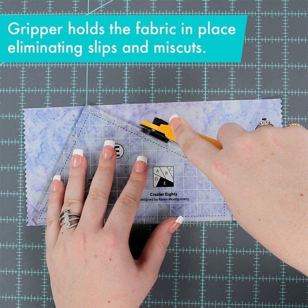 Easy Sewing Template Kit with Non Slip Fabric Cutter Guide
