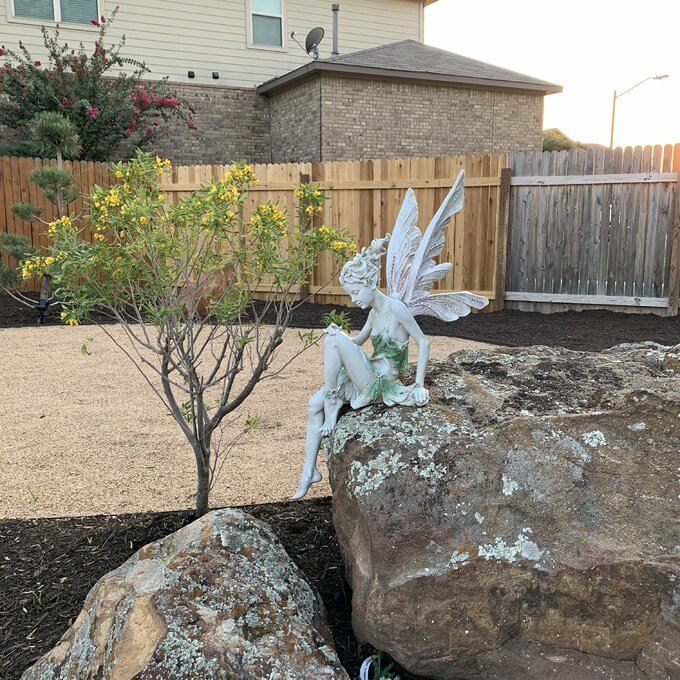 Magical Garden Fairy Figure - Durable Outdoor Decor Statue