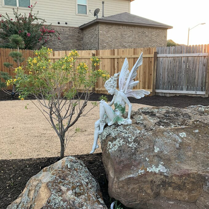 Magical Garden Fairy Figure - Durable Outdoor Decor Statue