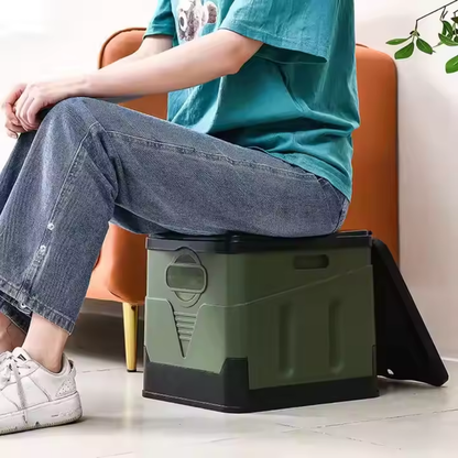 Compact Collapsible Toilet for Outdoor Use