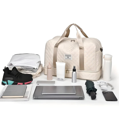 Large Water-Resistant Gym Duffle Bag