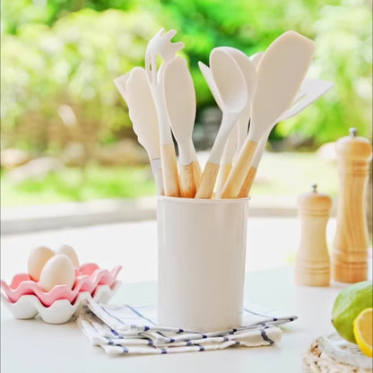 Premium 12-Piece Silicone Cooking Utensil Set