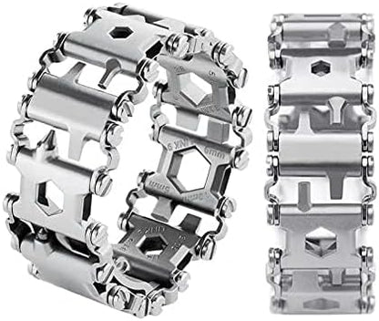 Practical 29-in-1 Metal Survival Tool Watch Band