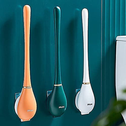 Sanitary Toilet Brush with Wall Holder
