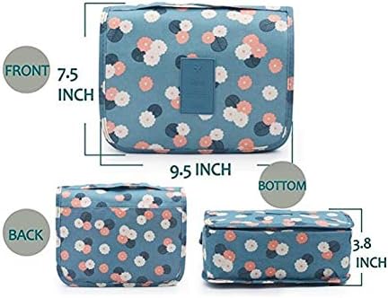 Compact Water-Resistant Travel Toiletry Kit Bag