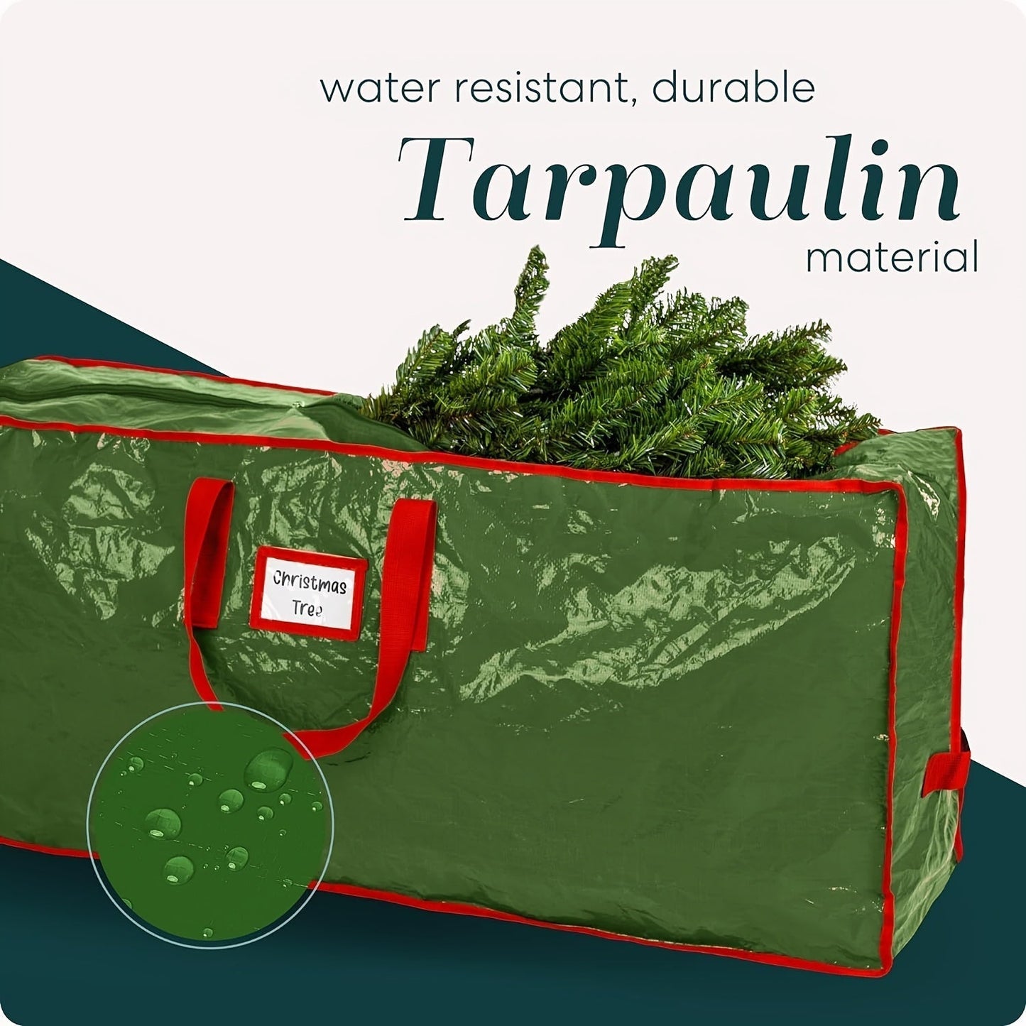 Big Holiday Tree Storage Bag Waterproof Polyester Container