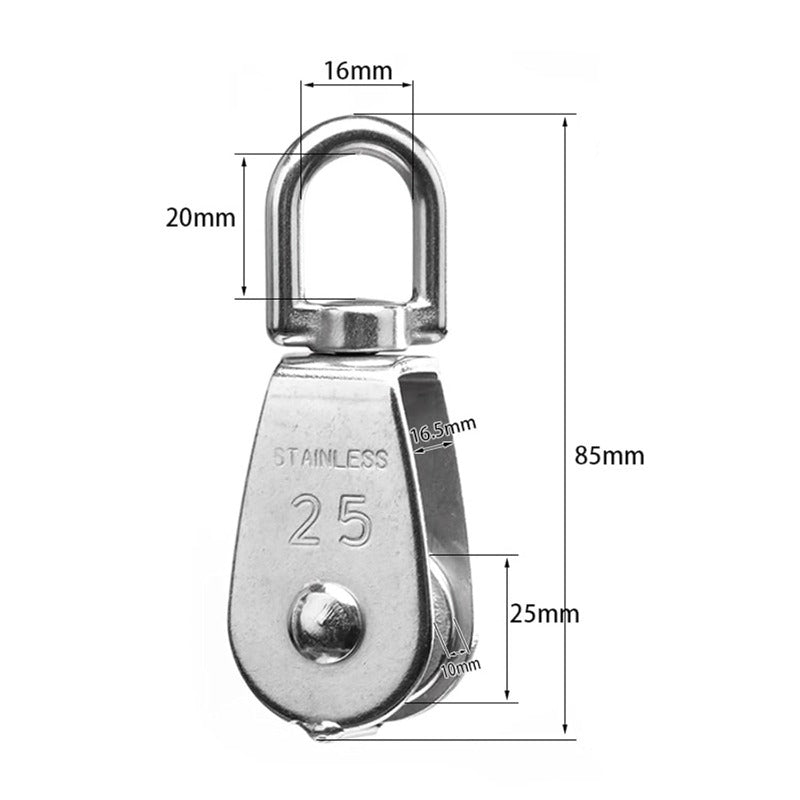Durable Metal Rotating Pulley Block