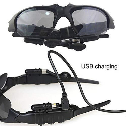 Sleek Athletic Polarized Sunglasses with Bluetooth
