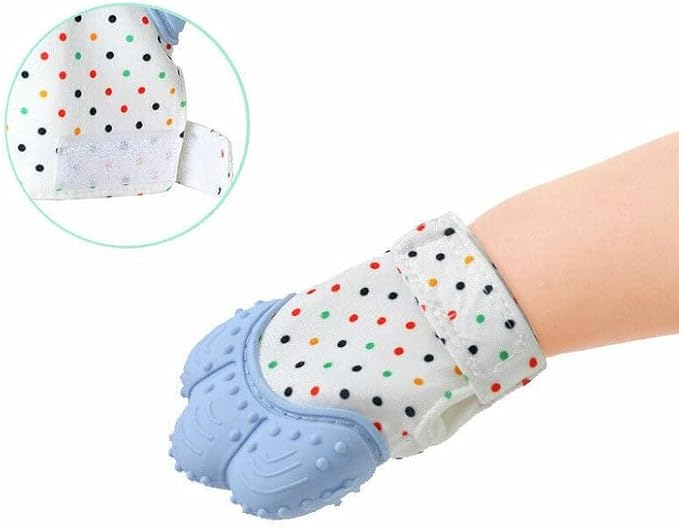 Baby Teething Mitten with Soft Silicone Bites