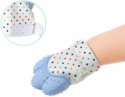 Baby Teething Mitten with Soft Silicone Bites