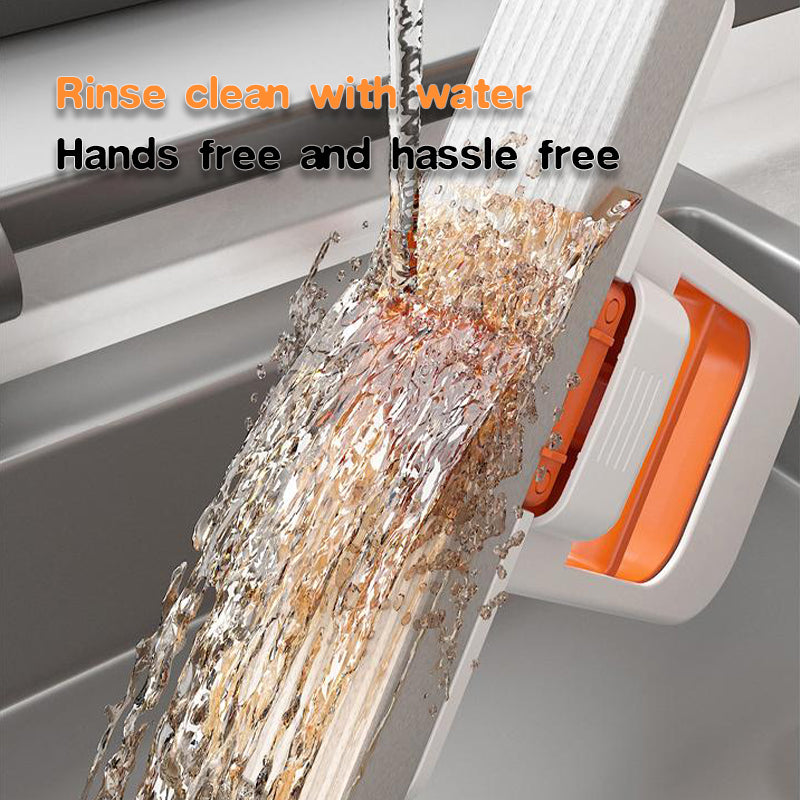 Easy Clean Folding Micro Mop for Kitchen Bathroom Floors