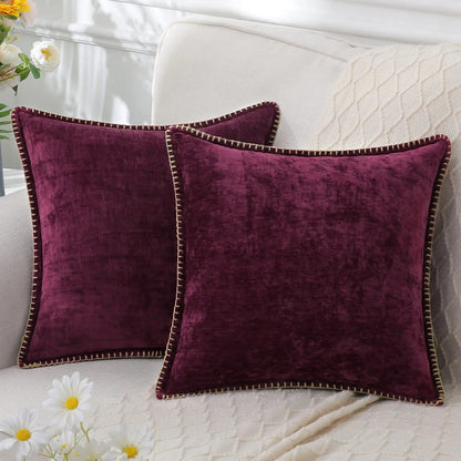 Plush Chenille Velvet Cushion Cover