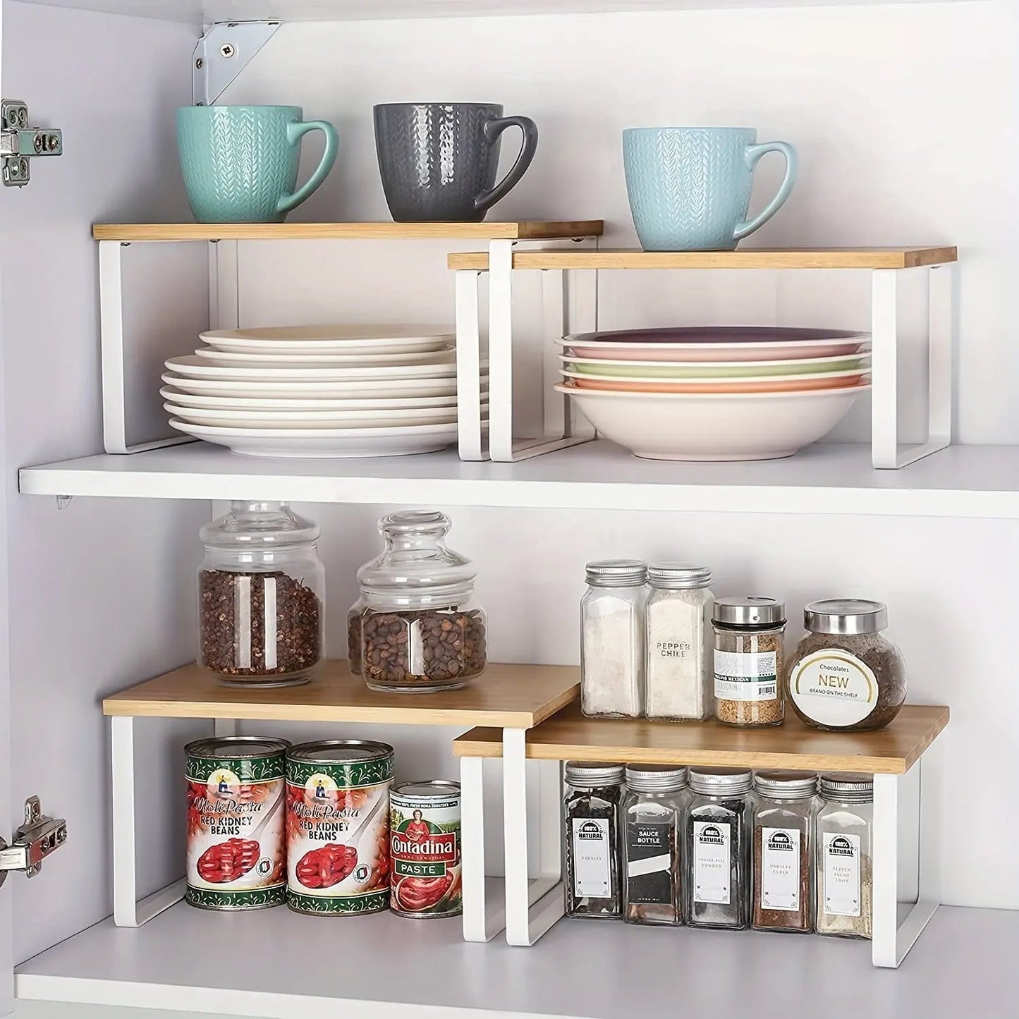 Space Saving 2-Tier Kitchen Storage Racks