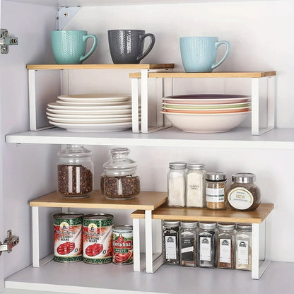 Space Saving 2-Tier Kitchen Storage Racks
