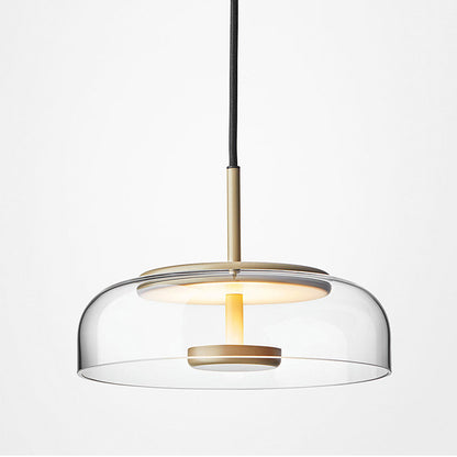 Contemporary Glass Hanging Pendant Light Fixture