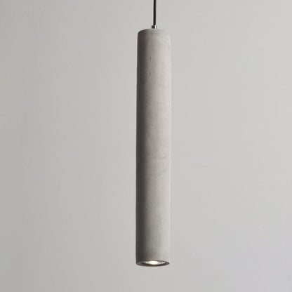 Rustic Concrete Round Hanging Light Fixture