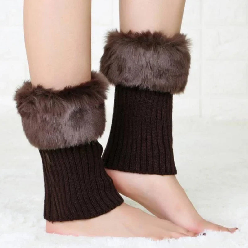 Cozy Fesara FurryLegs - Soft and Stylish Winter Leg Warmers