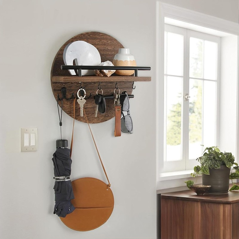 Modern Wooden Key Organizer