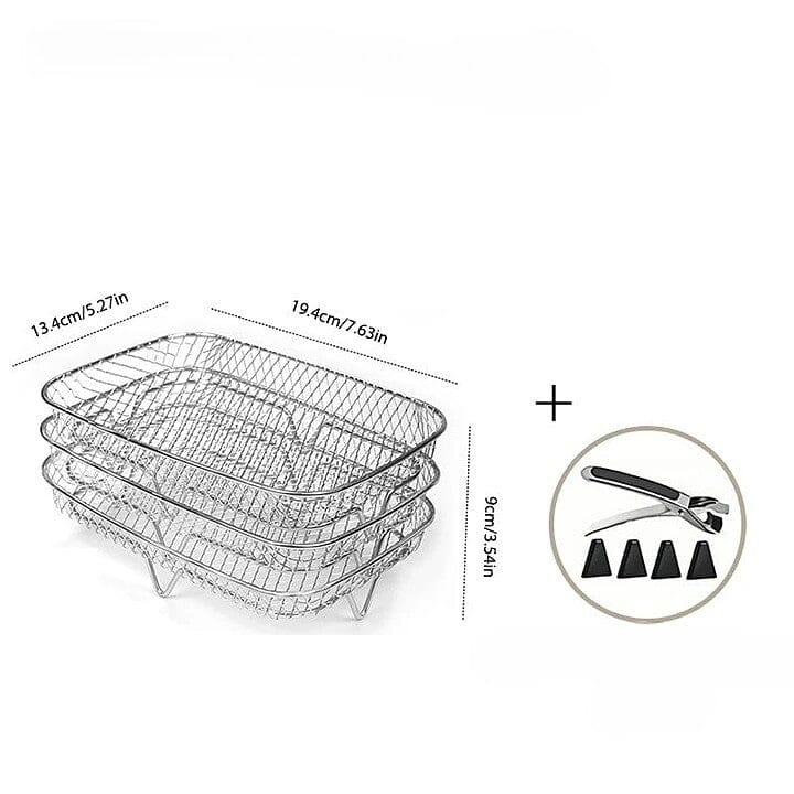 Space Saving 3 Tier Air Fryer Holder - Fesara