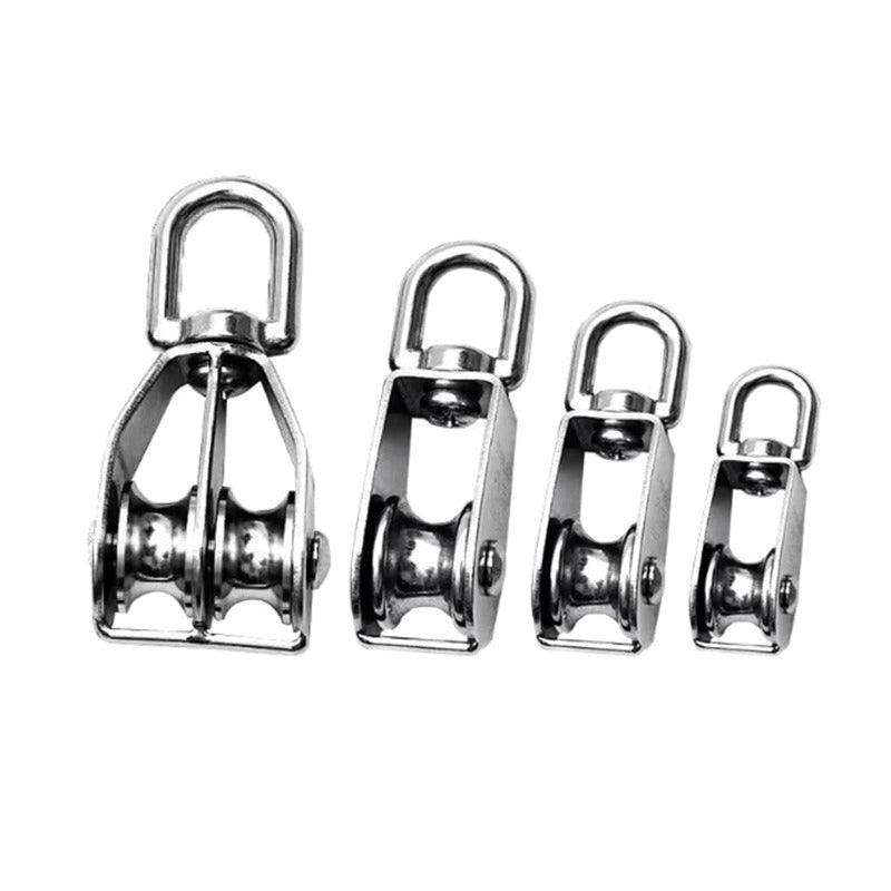 Durable Metal Rotating Pulley Block