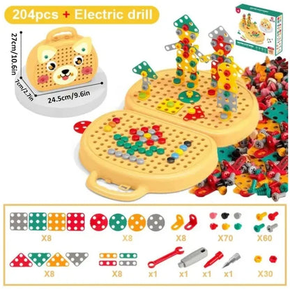 Colorful Kids Wooden Storage Toy Box