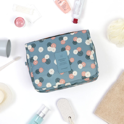 Compact Water-Resistant Travel Toiletry Kit Bag - Fesara