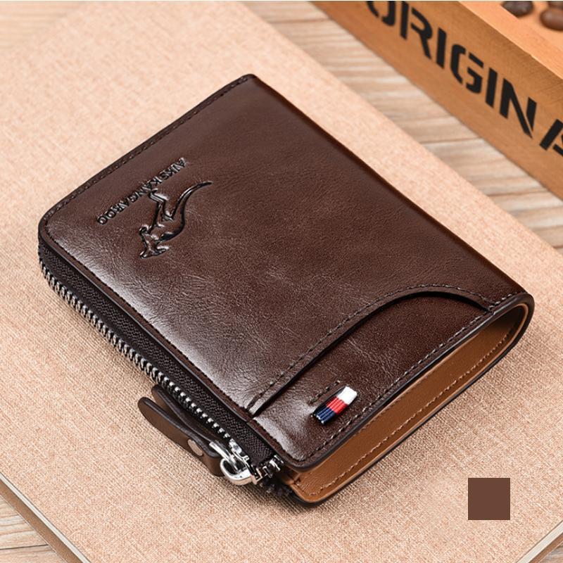 Secure Leather Wallet with RFID Protection