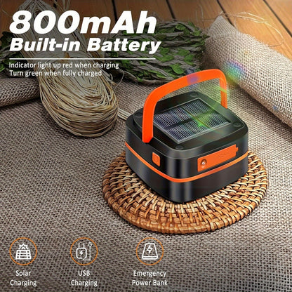 Rechargeable LED Camping Lantern - Compact Foldable Light for Outdoor Adventures and Emergencies-4