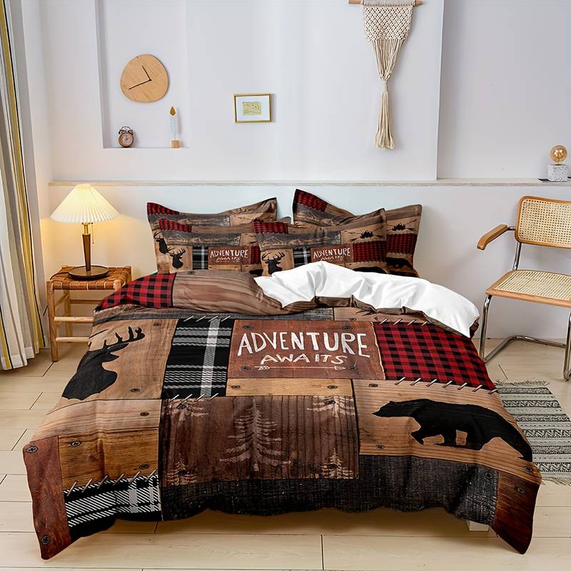 Nature Inspired Woodland Bedding Set - Fesara