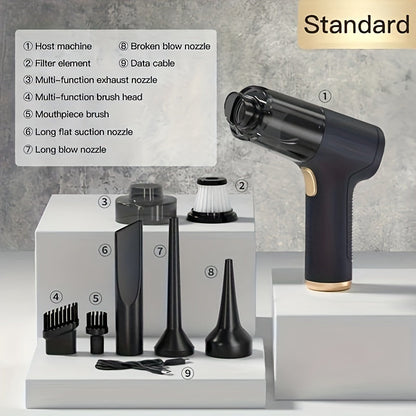 Portable 8-in-1 Car Vacuum Cleaner Kit