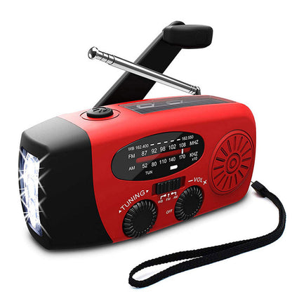 Portable Emergency Radio with Flashlight and Power Bank - Fesara