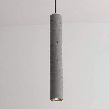 Rustic Concrete Round Hanging Light Fixture