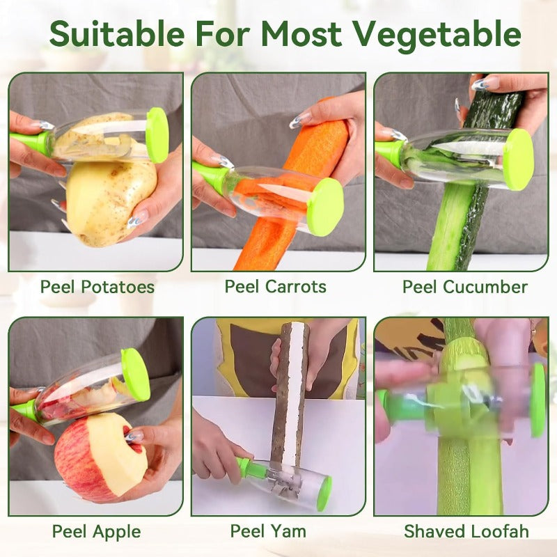 Easy Vegetable Peeler with Storage Container