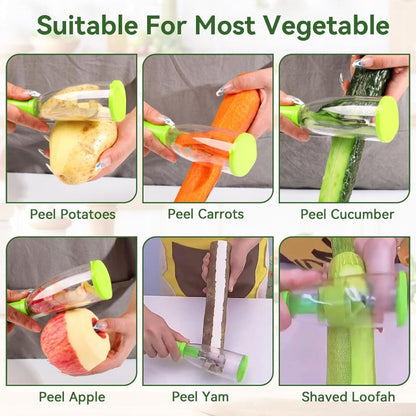 Easy Vegetable Peeler with Storage Container