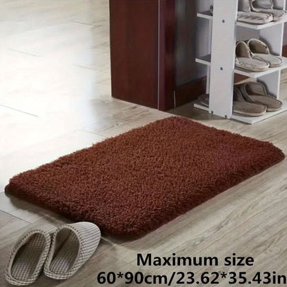 Plush Bathroom Mat with Extra Grip and Absorbency