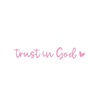 Faith Inspirational Car Mirror Sticker