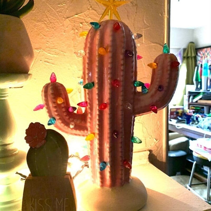 Low Maintenance Indoor Glow Cactus Lamp