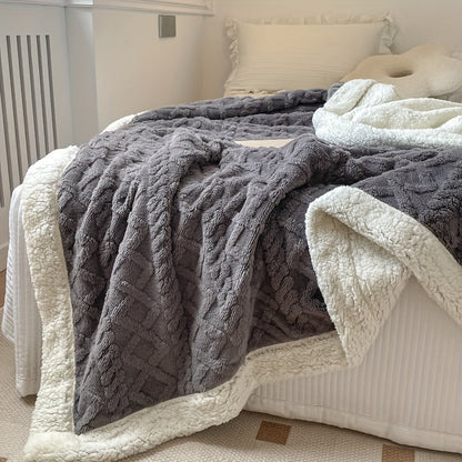 Cozy Soft Plush Throw Blanket for Home Decor