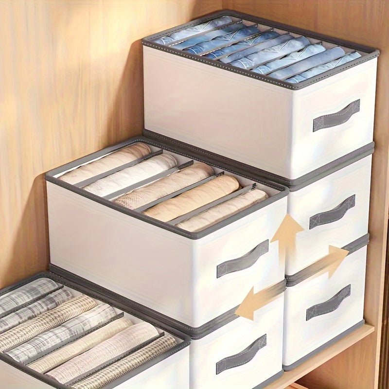 Compact Collapsible Storage Drawer Organizer
