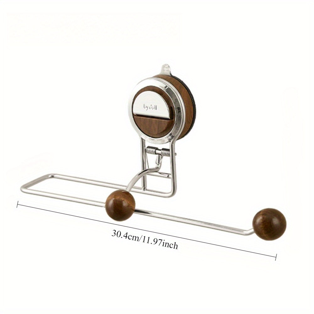 Sticky Kitchen Paper Towel Holder with Stainless Steel Grip