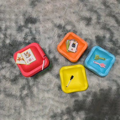 Colorful Kids Stacking Building Blocks