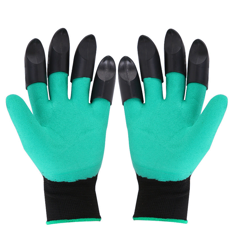 Gardening Gloves with Built-in Claw Tools