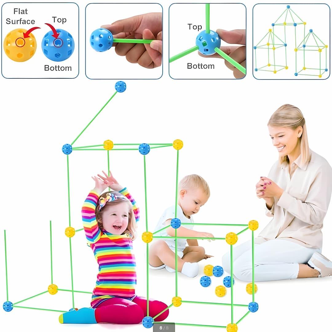 Fun Kids Playhouse – Colorful Indoor Play Tent