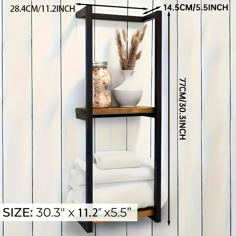 Compact Bathroom Towel Holder